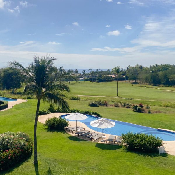 Pool view from terrace