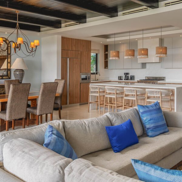 Living / dining / kitchen area