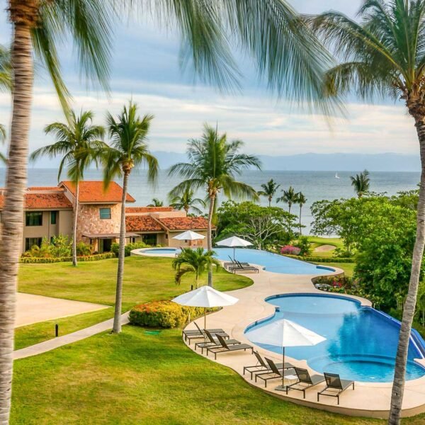 Pool view from terrace